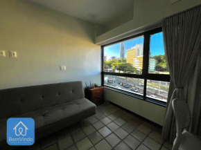 Quarto e Sala Equipado No Ondina Apart